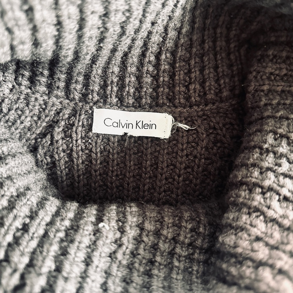 Calvin Klein purple Cowl Neck chunky Sweater - Picture 4 of 5